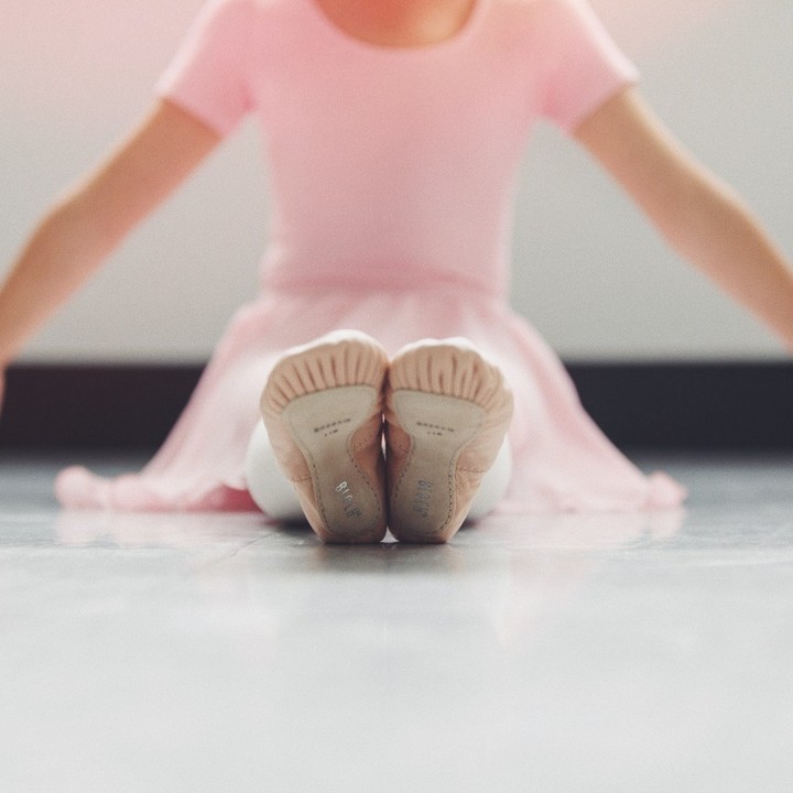 Zapatillas de ballet para niñas de bloch de piel